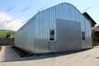 Ангар (гараж) быстровозводимый бескаркасный разборный арочный со склада